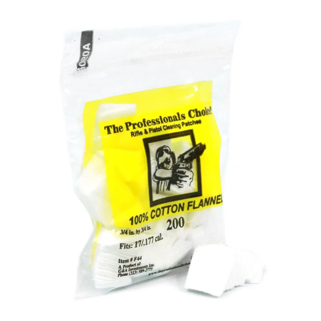 1" x 1" Cleaning Patches (.22 / .223 cal / 5.56mm)