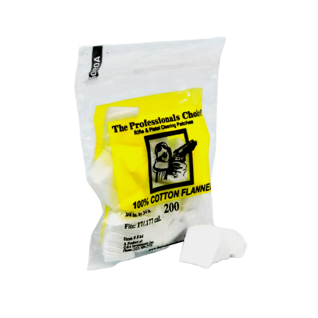 3/4" x 3/4" Cleaning Patches (.17 / .177 cal)