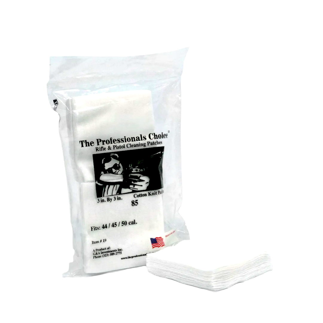 3" x 3" Cleaning Patches (.44 / .45 / .50 cal)