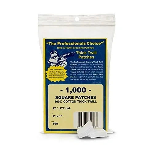 1"x1" Square Patches 17 /.177 cal.