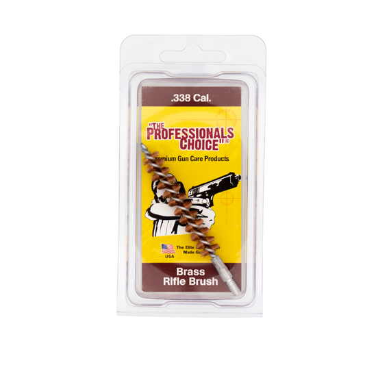 .338 Cal Brass Rifle Brush