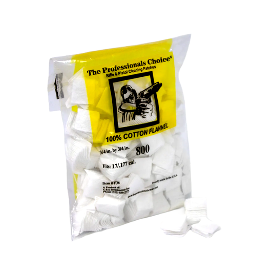 3/4" x 3/4" Cleaning Patches (.17 / .177 cal)