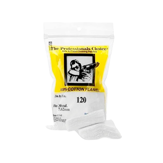 2" x 2" Cleaning Patches (.30 cal / 7.62mm)