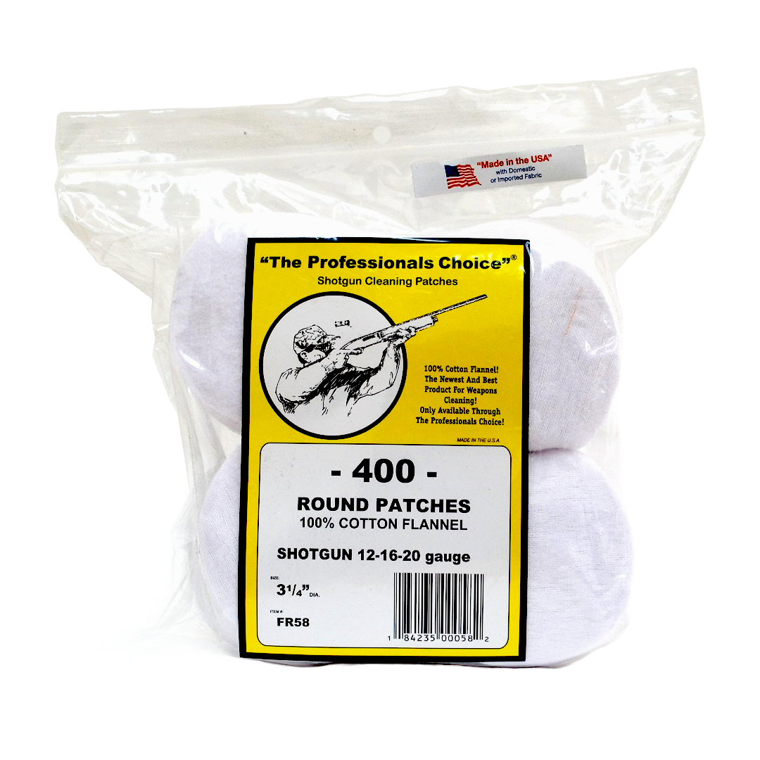 3 1/4" Cleaning Patches (12 / 16 / 20 gauge)