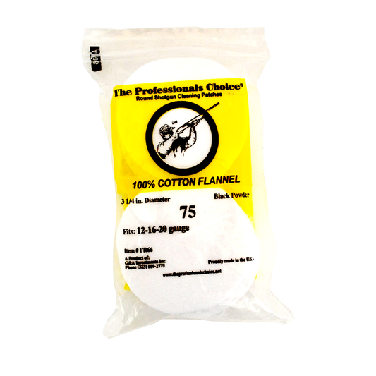 3 1/4" Cleaning Patches (12 / 16 / 20 gauge)