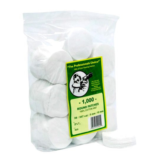 2.75" x 2.75" Cleaning Patches (.38/.357cal/9mm/10mm)
