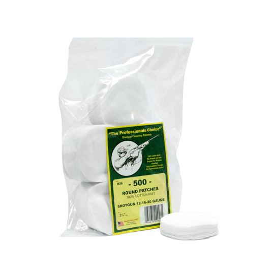 3.25" x 3.25" Cleaning Patches (12 / 16 gauge)