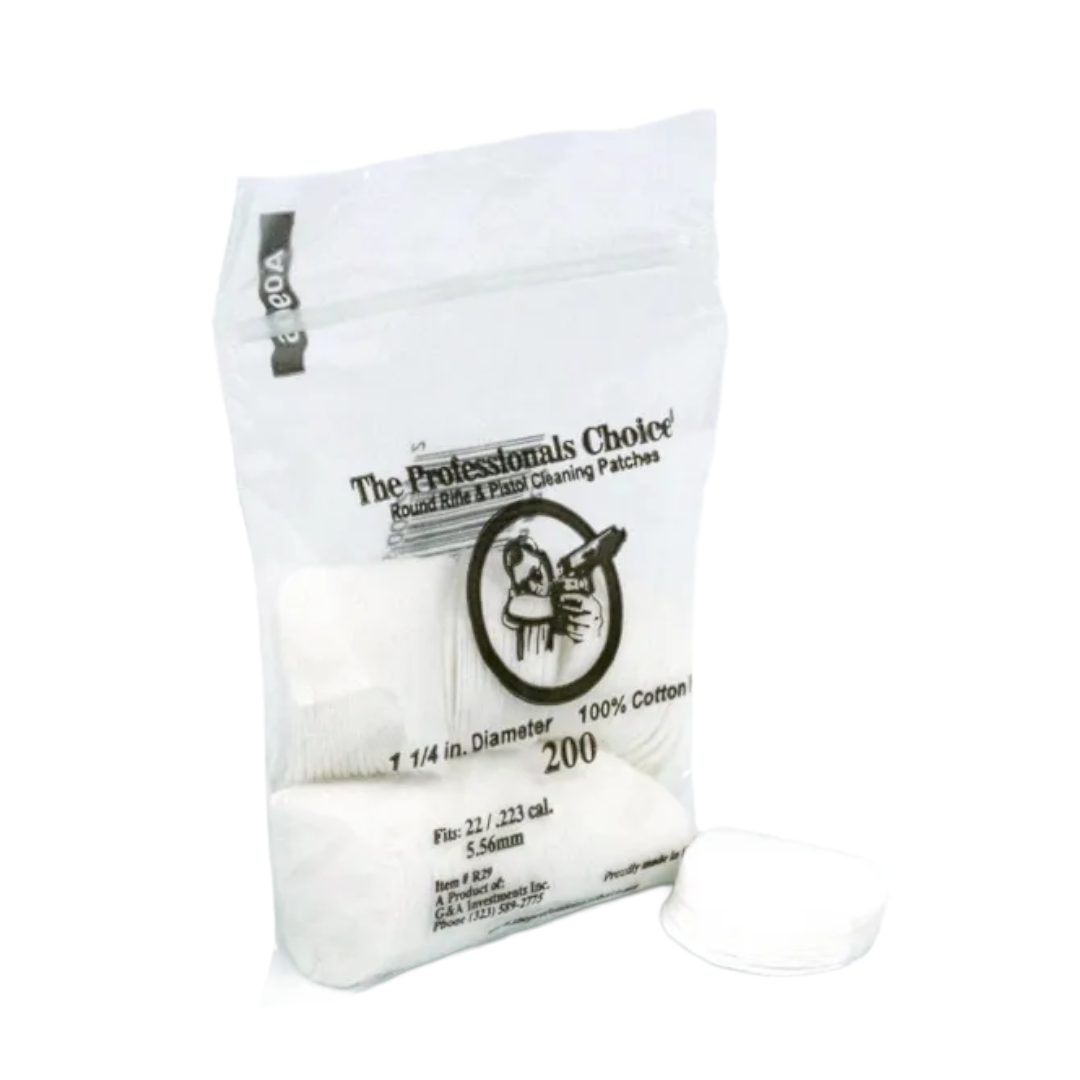 1.25" x 1.25" Cleaning Patches (.17 / .177 cal)