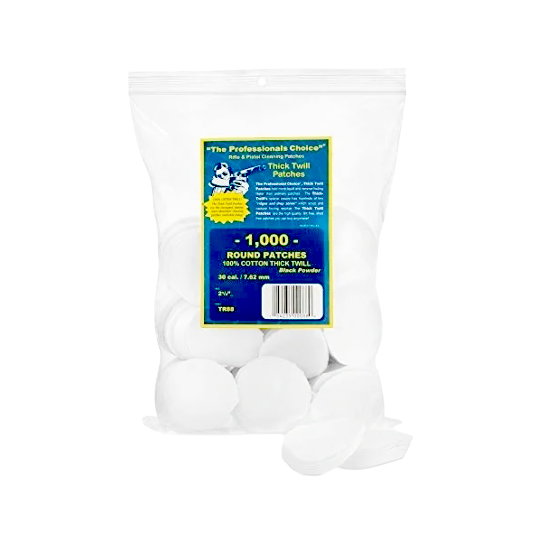2.25" x 2.25" Cleaning Patches (.30 cal / 7.62mm)