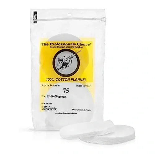 3.25" x 3.25" Cleaning Patches (12 / 16 gauge)