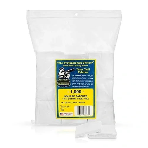 2.5" x 2.5" Square Patches 38 / 357 / 9mm/ 10mm