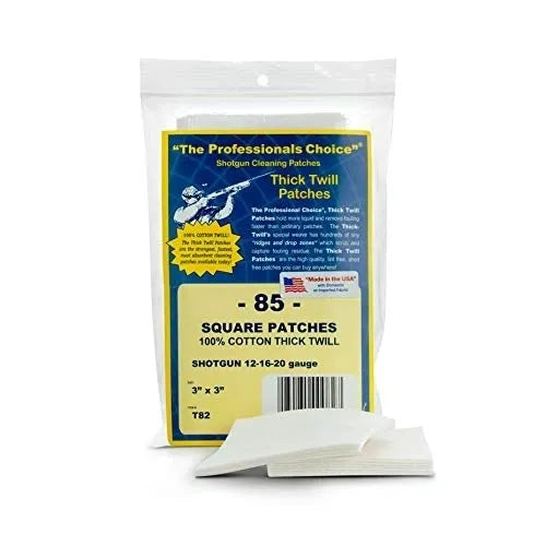 3" x 3" Square Patches 12ga - 16ga Shotgun
