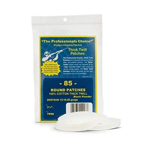 3.25" x 3.25" Round Patches 12 ga - 16ga Shotgun